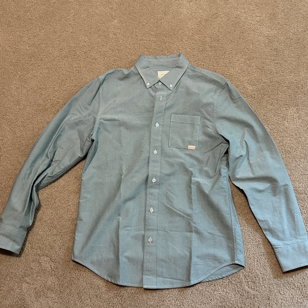 Light Green-Blue Aime Leon Dore Button-Up Shirt